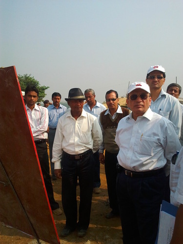 RAILWAY GM Visit at Bridge16A.Sec.3