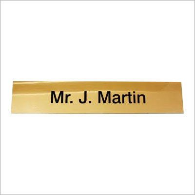 Metal Name Plate