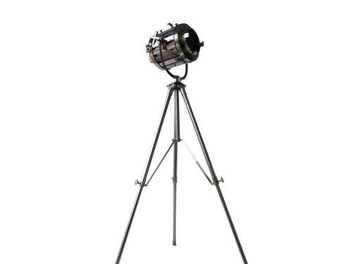 Nautical Marine Designer Searchlight Floor Lamp Focus Tripod Steel