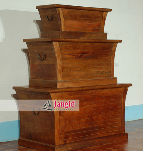 Solid Mango Wooden Trunk Chest 