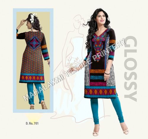 Pure Cotton Printed Kurtis