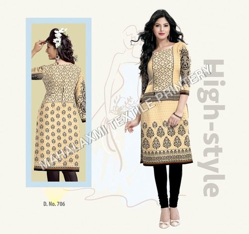 Multicolor Cotton Kurtis