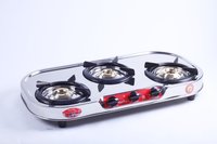 3 Burner Stainless Steel Gas Stove