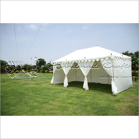 White Raj tent