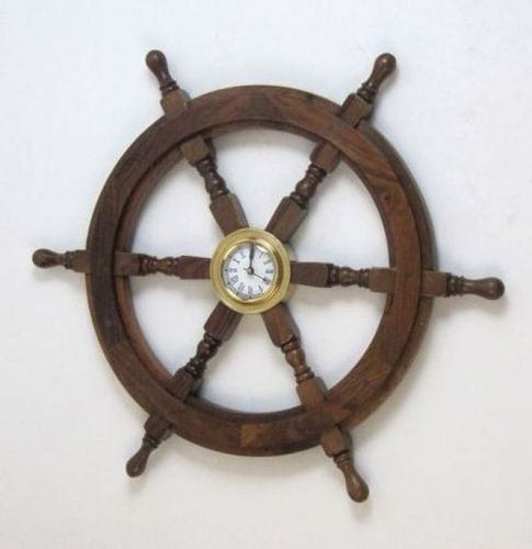 Clock Ship Wheel 24