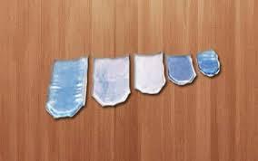 Plain PVC Shrink Pouch