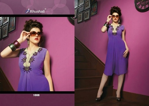 KHUSHALI georgette kurtis