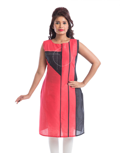 Cotton Kurti with Smart Cuts