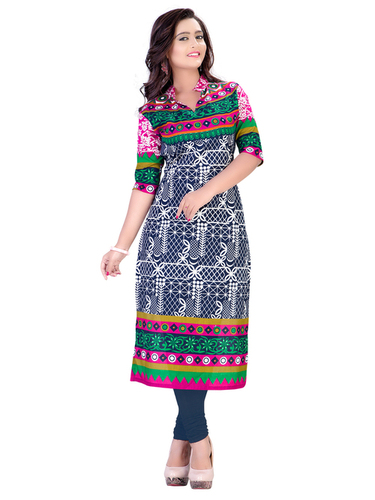 Floral Printed Cotton Kurti