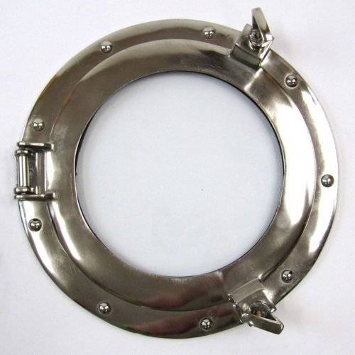 Porthole Window Glass Aluminum Chrome