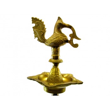 Mahabharat Lamp 48" w Brass Finish