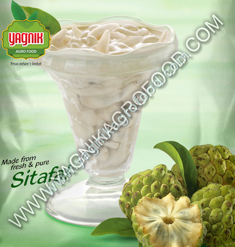Custard Apple Pulp - 5kg Pouch, 70% Moisture, Frozen Storage | Natural Flavor, Ready to Use, Long Shelf Life