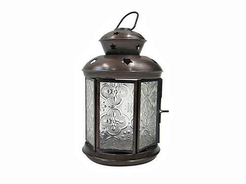 Lantern Antique/glass Roung