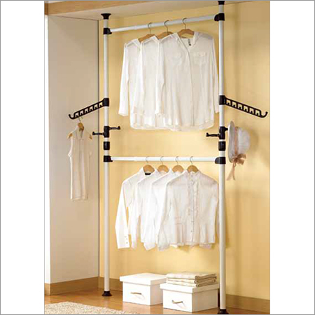 2 Tier Portable Clothes Rack