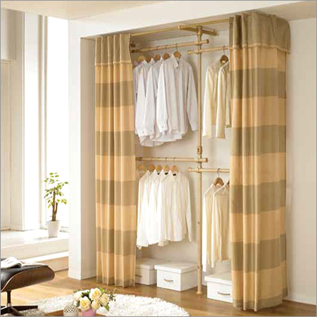 4-Tier Rack with Curtain
