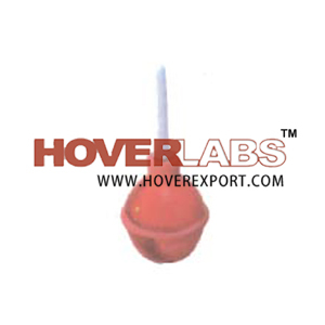 Infant Syringe - Rubber 2 Oz Red, Rounded Tip, Autoclavable, Leak-Proof, Precise Measurement