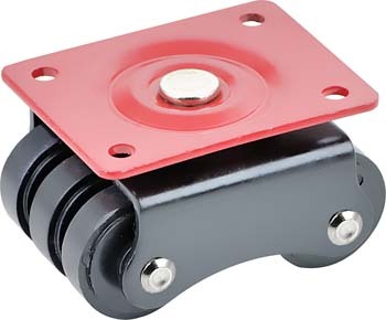 Black Castor Six Wheel Moving