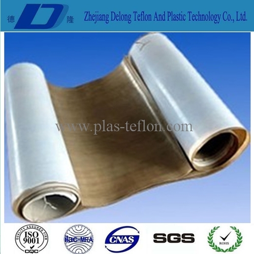 Skived PTFE film one side etched