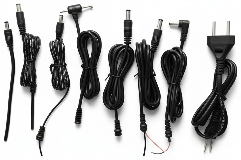 Mobile Charger Cord - PVC Insulation, Black Color, Customizable Conductors | Fire Resistant, Short Circuit Protection, Compatible with Various Mobiles