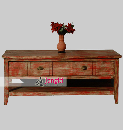 Wooden Multi Coloured Distressed Painted Furniture