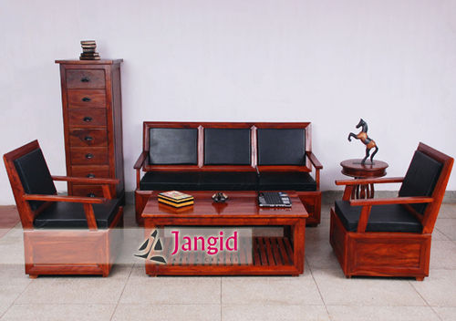 Indian Wooden Living Room Sofa Set