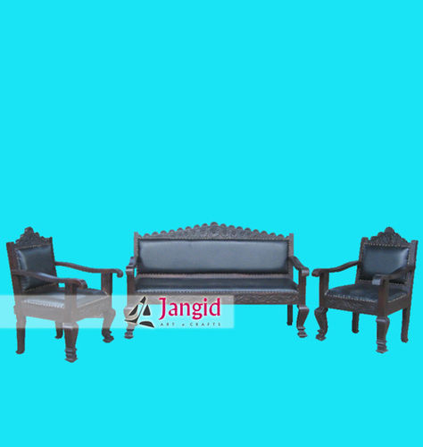 Mango Wooden Retro Style Indian Sofa Set