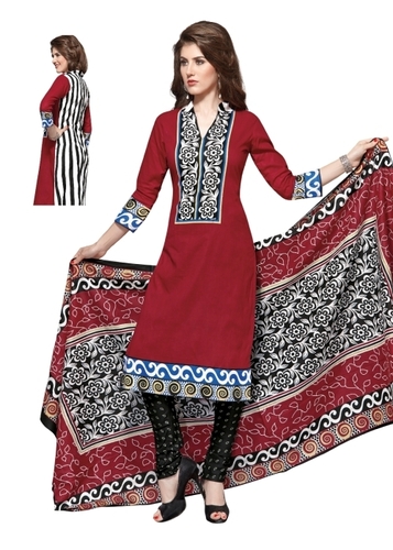 Printed Cotton Dress Materials