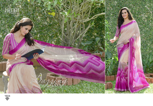 Printed Designer Saree