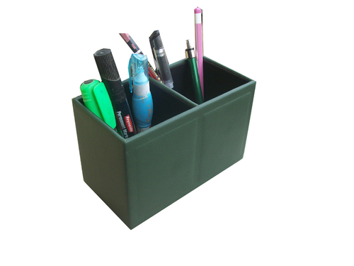Letherette pencil cup,pen cup