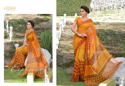 Printed Cotton Saree