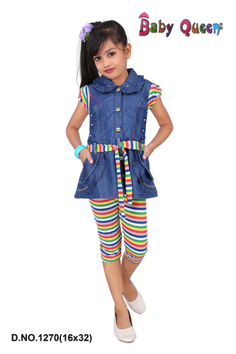 Girls Fancy Top with Leggings