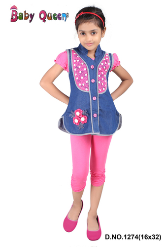 Girls Fancy Top with Leggings