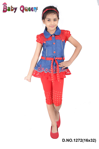 Girls Fancy Top with Leggings