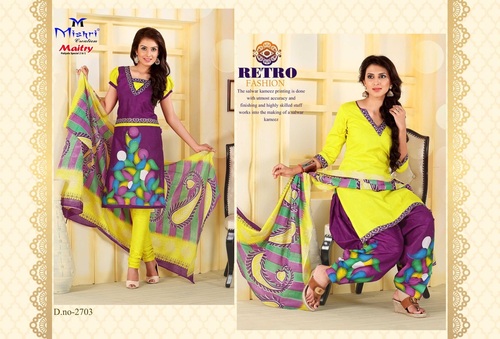 Wholesaler of Designer Patiala Suits
