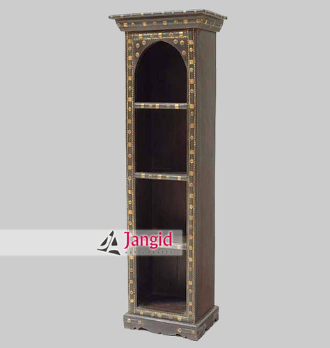 Indian Cart Wooden Handmade Bookcase By JANGID ART AND CRAFTS