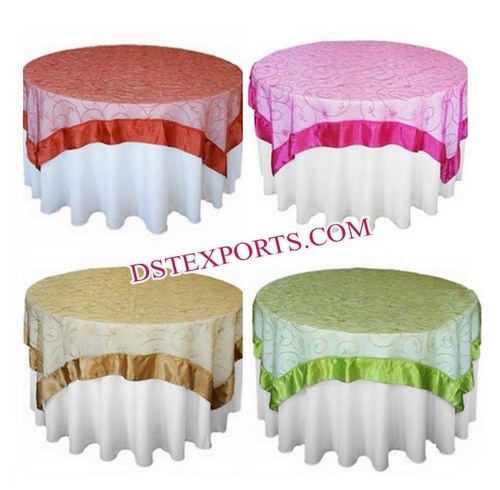 WEDDING COLOURFUL TABLE CLOTHES - Polyester, Various Sizes, Multicolor | Elegant Design, Durable, Machine Washable, Easy to Clean