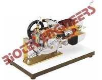 2 Stroke 1 Cylinder Motor Cycle Engine
