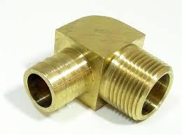 Brass Hose Barb Elbow