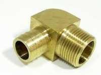 Brass Hose Barb Elbow