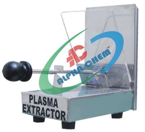 Plasma Extractor - Stainless Steel, 165W x 250D x 250H mm | 100-400ml Capacity, 20N Clamp Power, Fixed & Movable Plates, Fluid Transfer