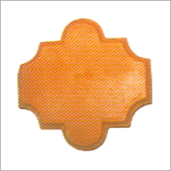 Flower Floor - Cement Material, 6x6 Inches, Orange Color | Textured Finish, Aesthetic, Durable, Easy Install, Weather Resistant, Floral Design