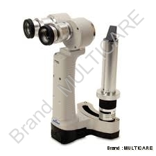 Portable Handy Slit Lamp - Aluminium Alloy, 101.6 x 212.852 x 158.75mm | 10X & 16X Magnification, White LED Illumination, Adjustable Slit Width