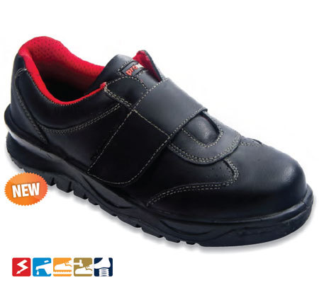Black Steel Womens safety Shoes