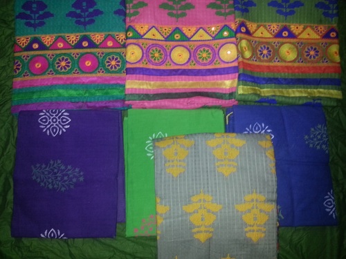 Designer Bandhej Dress Material