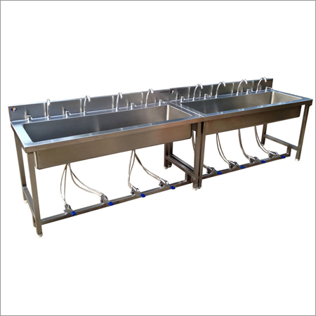 Foot Operated Hand Wash Station Side View