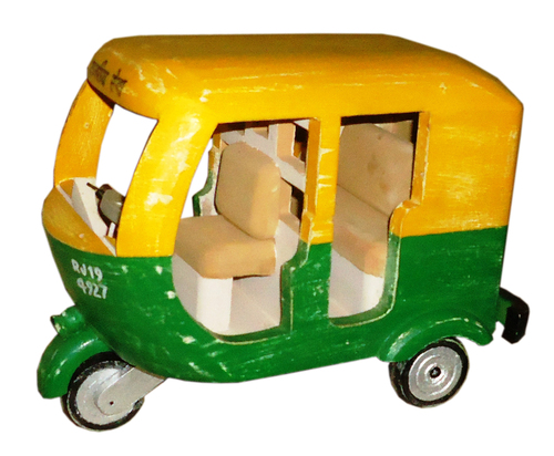 Wooden Toy Taxi
