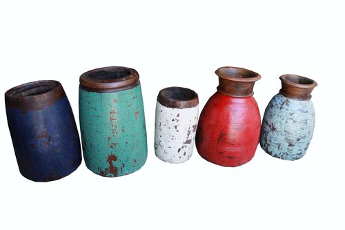 Wooden Pot