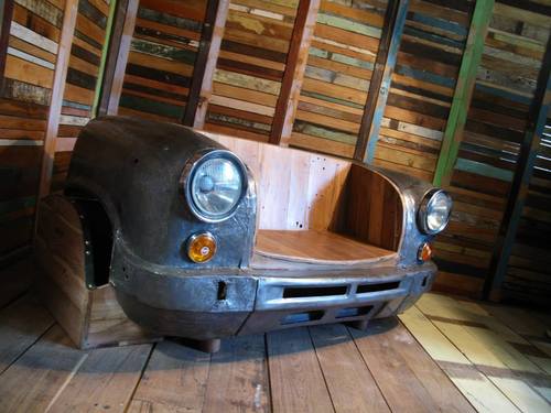 Iron Table by Car Bonnet