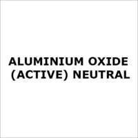 ALUMINIUM OXIDE (active) NEUTRAL