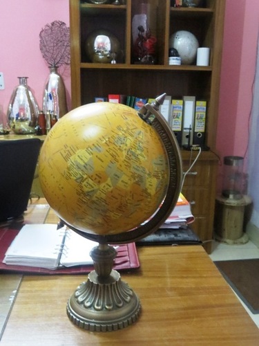 Vintage Decorative Table Globe With Stand